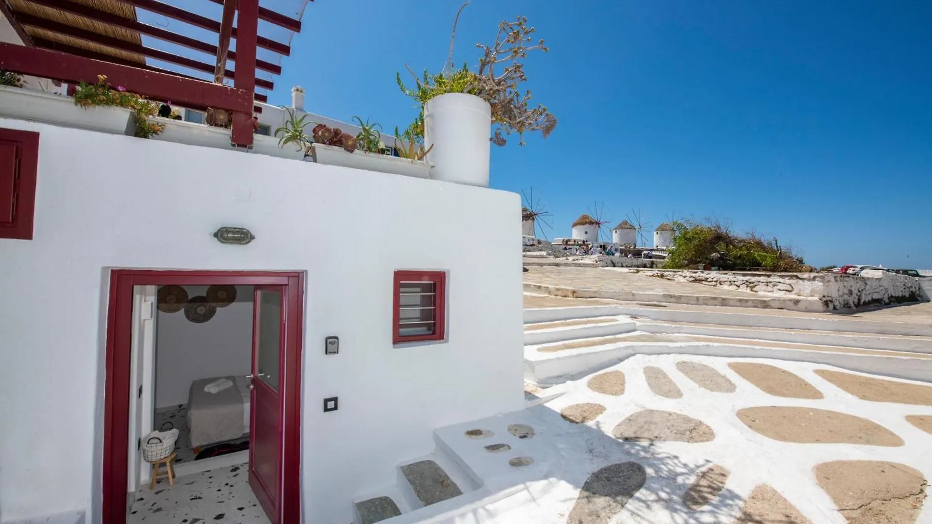 My Comfy Windmills Apartment Mykonos Town Grecja